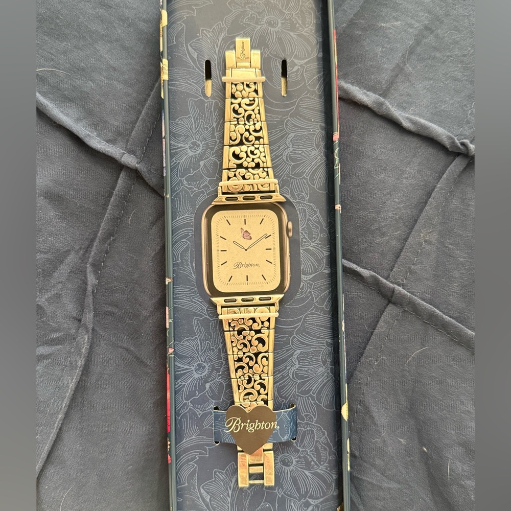 Brighton Gold Floral Watch band (for Apple Watch 41mm)